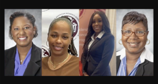 CSX’s NaLonda Beckom, Dia Harris, Tiffany Stevens and Stephanie Toliver (pictured left to right) recently graduated from the National African American Women’s Leadership Institute. (CSX Photographs)