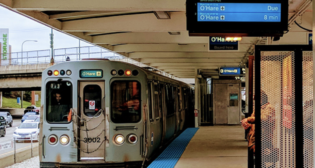 CTA is starting a nearly three-month project on the Blue Line’s Forest Park Branch that will replace 15,000 feet of track between the LaSalle and Illinois Medical District stations; demolish and begin rebuilding the Racine station to meet modern accessibility guidelines; and upgrade the traction power system. (CTA Photograph)