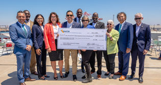 The Port of Long Beach has been awarded a $383.5 million grant from CalSTA to complete a series of construction and clean-air technology projects.