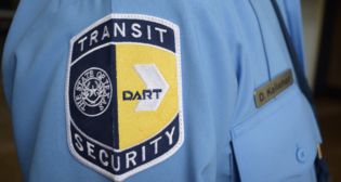 DART is adding more than 100 contract transit security officers to improve public safety and security for riders onboard its light rail vehicles and Trinity Railway Express commuter railcars and at stations. (DART Photograph)