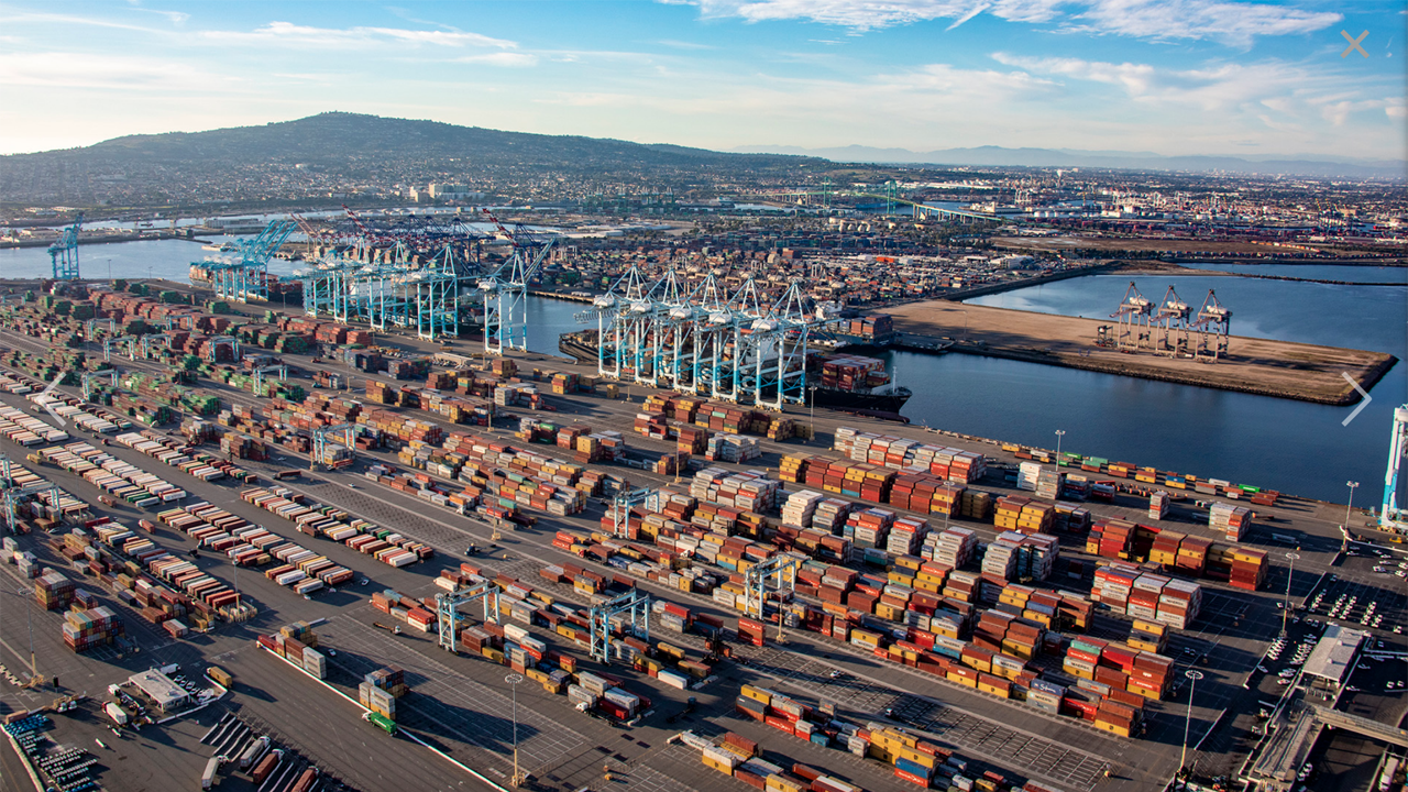 The Port of Los Angeles moved 833,035 TEUs (in June, calling it the “best performance” since last July and just 5% less than last year’s record. (Photograph Courtesy of Port of Los Angeles)