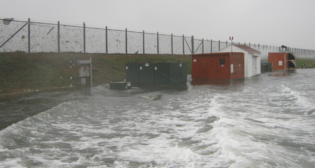 Flooding at LaGuardia Airport after Hurricane Sandy. (Caption and Photograph Courtesy of PANY/NJ)