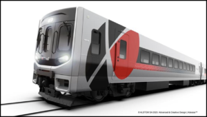 CTDOT’s new commuter railcar from Alstom will be based on the supplier’s Adessia platform. (Rendering Courtesy of Alstom and CTDOT, which noted that final finishing is subject to change.)
