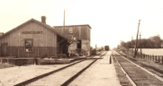 A look at the original Agincourt train station, built in 1871. (Scarborough Historical Society Photograph, Courtesy of Metrolinx)