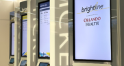 Brightline enters a multi-year agreement with Orlando Health to be the official “health and wellness partner” of Brightline Orlando as well as station naming partner. (Brightline Photograph)