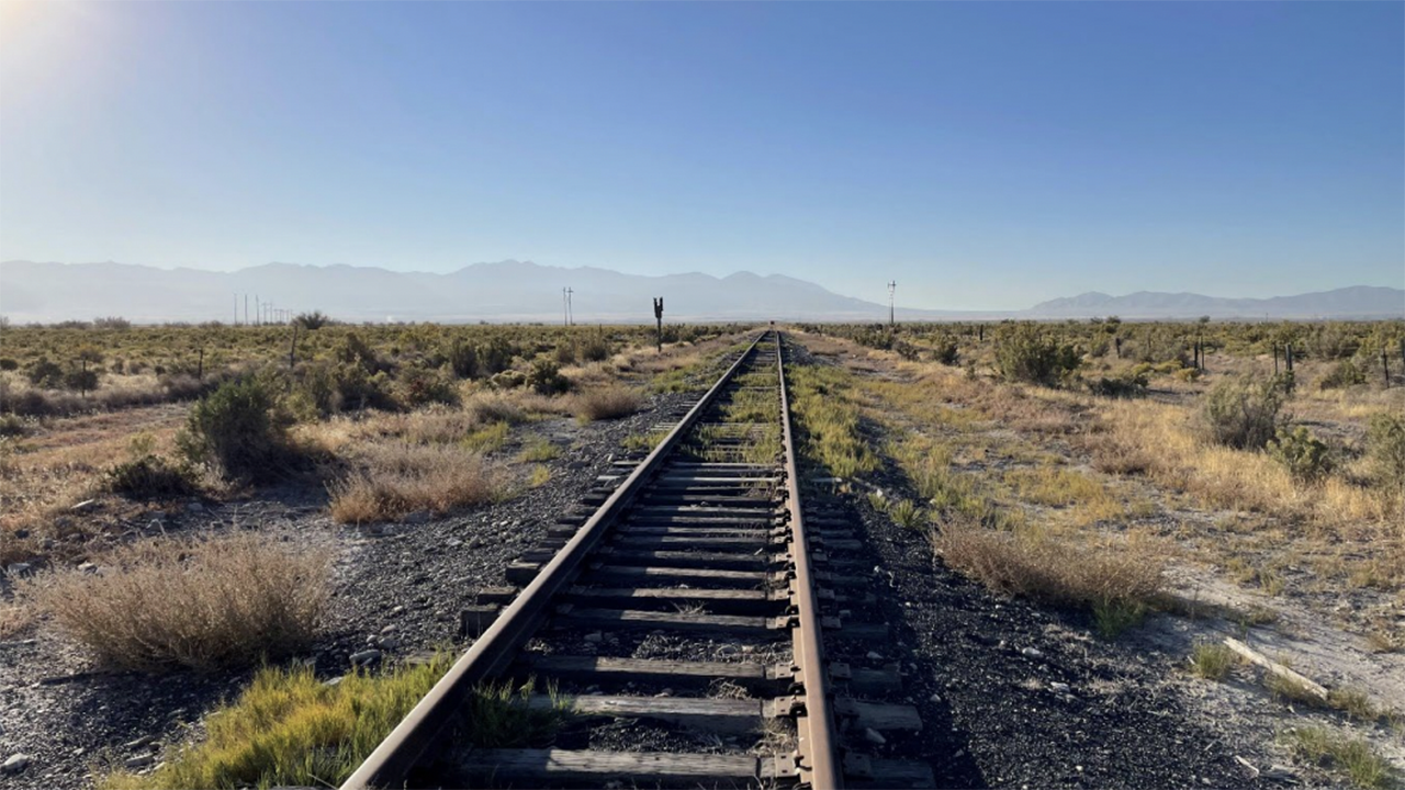 Savage Tooele Railroad Company has proposed reinstituting common carrier freight rail service over an approximately six-mile segment of the former “Warner Branch” (abandoned in 1983 by UP predecessor Western Pacific Railroad Company), and to construct approximately five miles of new railroad line within the Lakeview Business Park, which has been under development since 2020 in Tooele County, Utah. (STB Photograph)