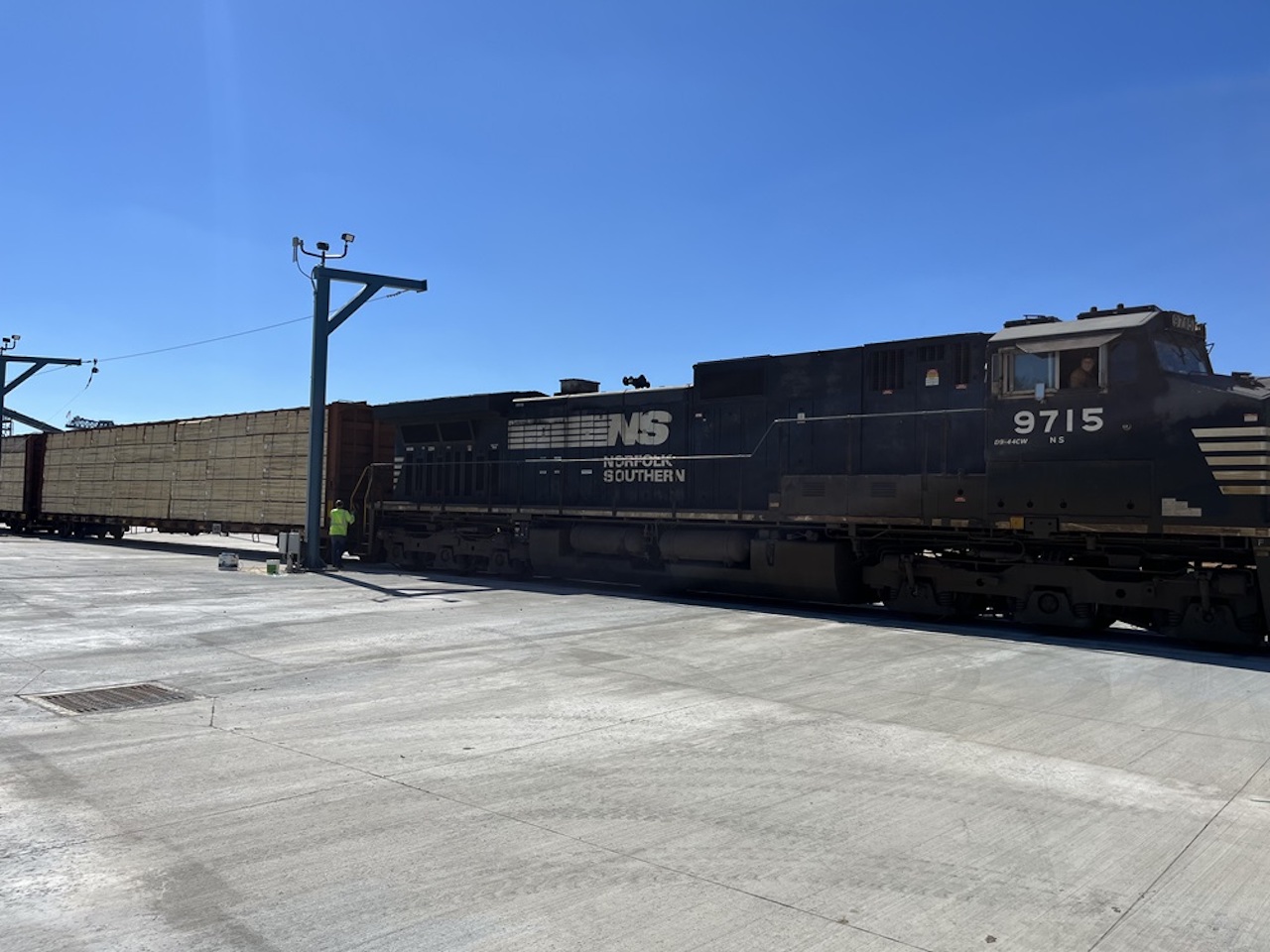 First carloads for IFG moving on Norfolk Southern rail.