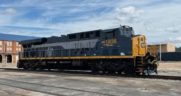 CSX No. 1836 is the tenth in a series of heritage locomotives to roll out of the Class I's paint shop in Waycross, Ga. (CSX photo via LinkedIn)