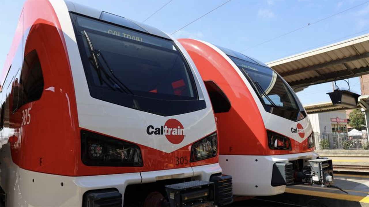 Caltrain on Dec. 7 unveiled its fall 2024 schedule for electrified service, which it said includes faster transit times and more frequent service including during weekends. (Caltrain Photograph)