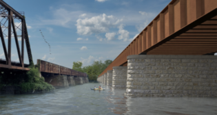 VPRA selects Skanska/Flatiron Joint Venture for the Long Bridge-North Package and Flatiron/Herzog Joint Venture for the Franconia-Springfield Bypass. (Rendering Courtesy of VPRA)