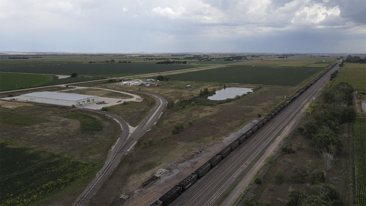 Photograph of the 300-acre Hershey Industrial Rail Park near Hershey, Neb., courtesy of North Platte Chamber and Development Corporation.