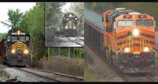 Railway Age named Napoleon, Defiance & Western (left) 2023 Short Line of the Year; and ArcelorMittal Infrastructure Canada Railway (right) 2023 Regional of the Year.