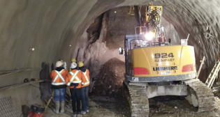 This photograph from another Metrolinx project shows the tunneling method that will be used on the eastern underground portion of the Eglinton Crosstown West Extension. (Caption and Photograph Courtesy of Metrolinx)