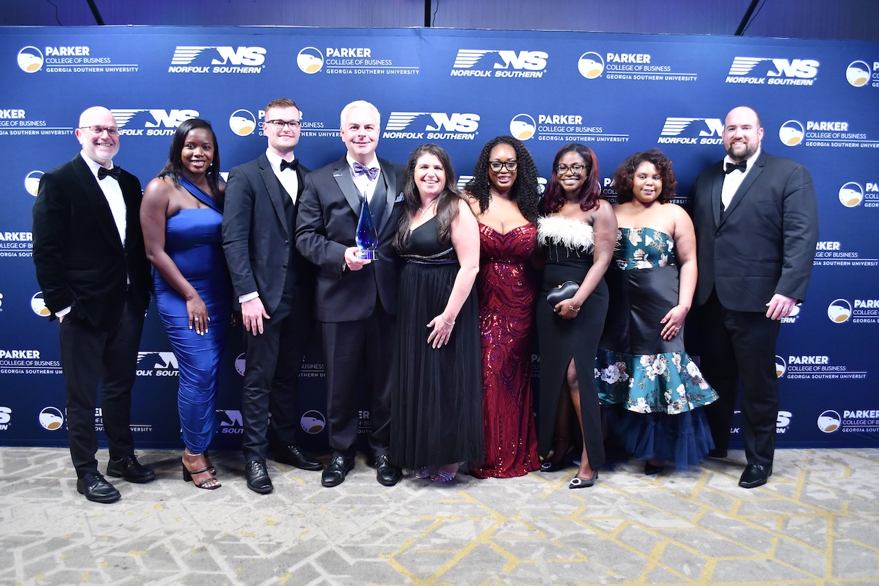 Norfolk Southern representatives at Georgia Southern University’s 2024 Parker College of Business Gala.