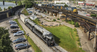 Cathcart, which operates Belpre Industrial Parkersburg Railroad (pictured), is investing more than $10 million to expand its Kansas City, Mo., railcar repair facility. Belpre Industrial Parkersburg Railroad was a Railway Age 2021 Short Line of the Year Honorable Mention. (Photograph Courtesy of Belpre Industrial Parkersburg Railroad)