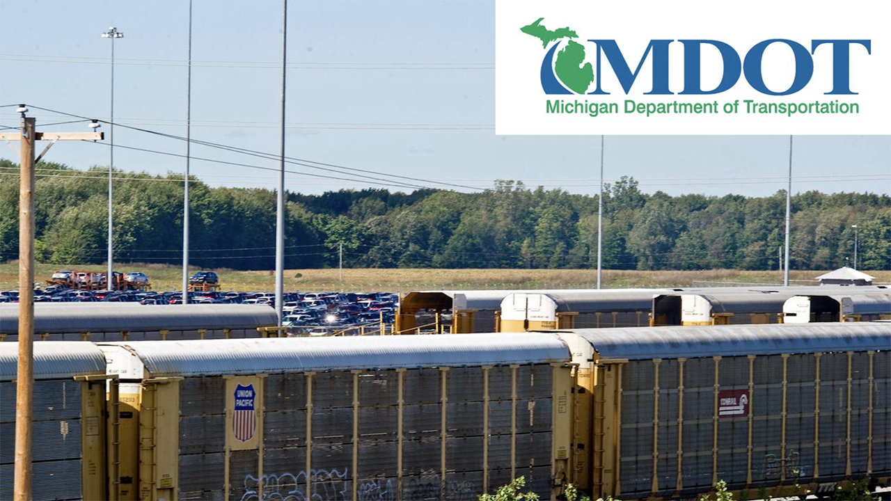 MDOT on March 15 awarded CSX a $5 million grant for intermodal terminal improvements in Detroit. (Photograph Courtesy of MDOT via X, formerly known as Twitter)