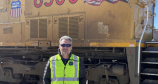 Pictured: Terry Hanken, UP Senior Manager-Train Operations in Pratt, Kans. (Union Pacific Photograph)