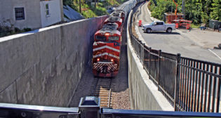 “VRS has a 60-year tradition of helping local businesses with efficient and reliable freight service,” VRS President Selden Houghton said, “and we are excited at the opportunity to grow and expand by providing economical rail service to customers in northern New Hampshire.” (VRS Photograph of Vermont Railway, Railway Age's 2022 Short Line of the Year)