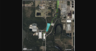 Norfolk Southern will serve Anderson-DuBose Company’s new cold-storage distribution facility in Jacksonville, Fla.-based Westlake Industrial Park (pictured). (NS Image)