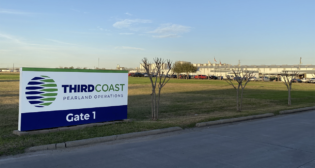 Third Coast is undertaking a rail expansion project within its Pearland, Tex., chemical plant, adding 40 railcar spots to accommodate increased demand for inbound and outbound rail movements. (Third Coast Photograph)